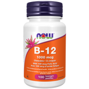 NOW B-12 1000mcg with Folic Acid - 100 Lozenges - Vitamin B