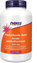 NOW Pantothenic Acid 500mg - 250 capsules - Vitamin B
