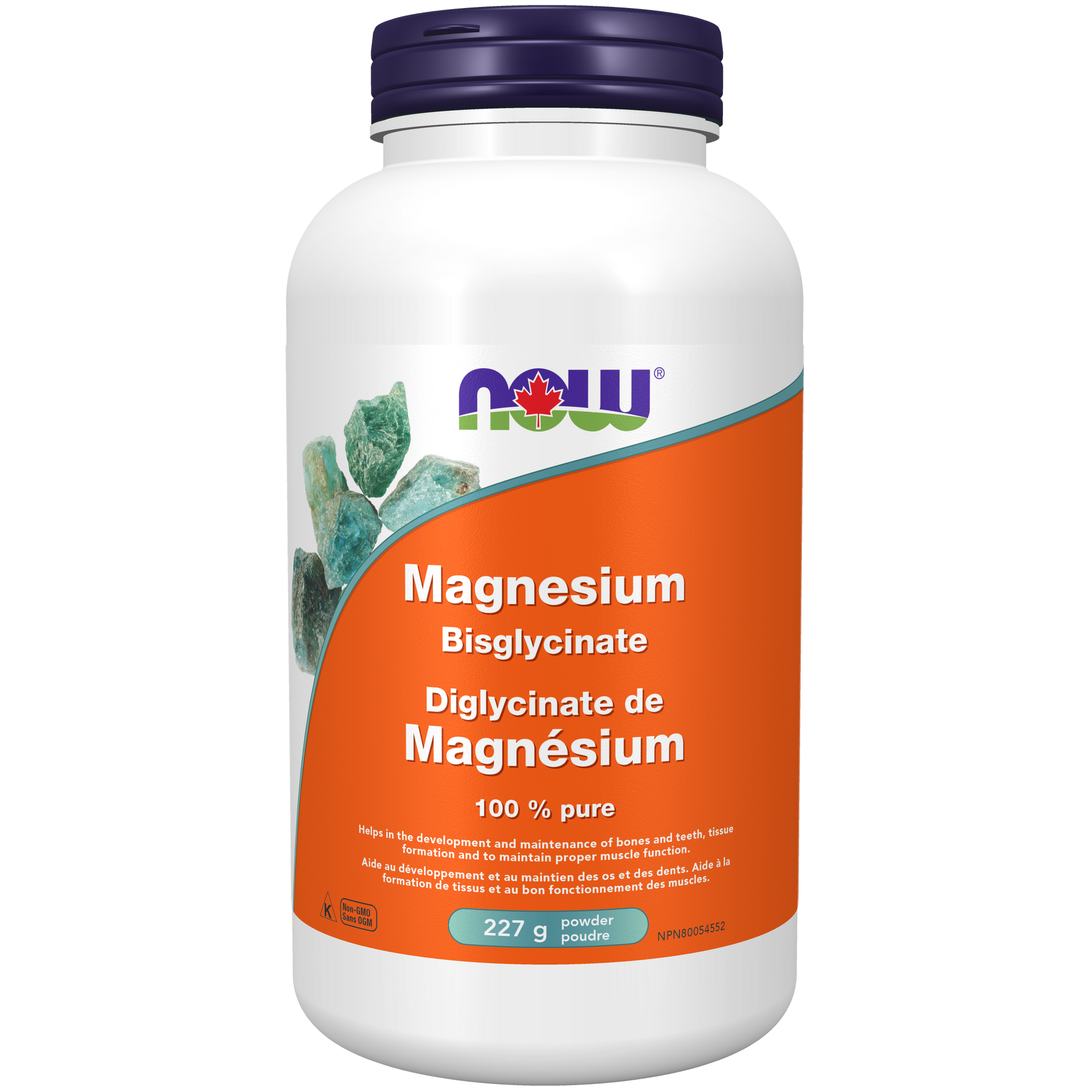 NOW Magnesium Bisglycinate Powder - - Magnesium