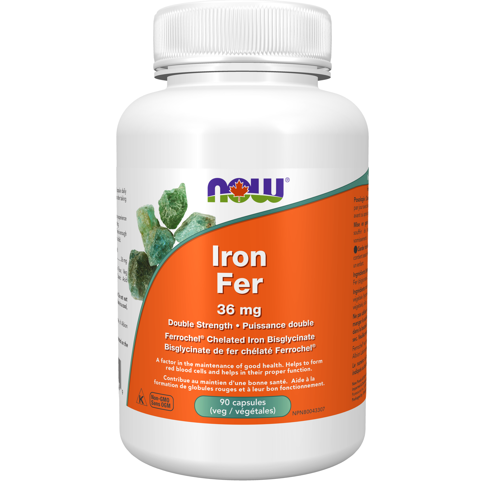 NOW Iron Bisglycinate 36mg