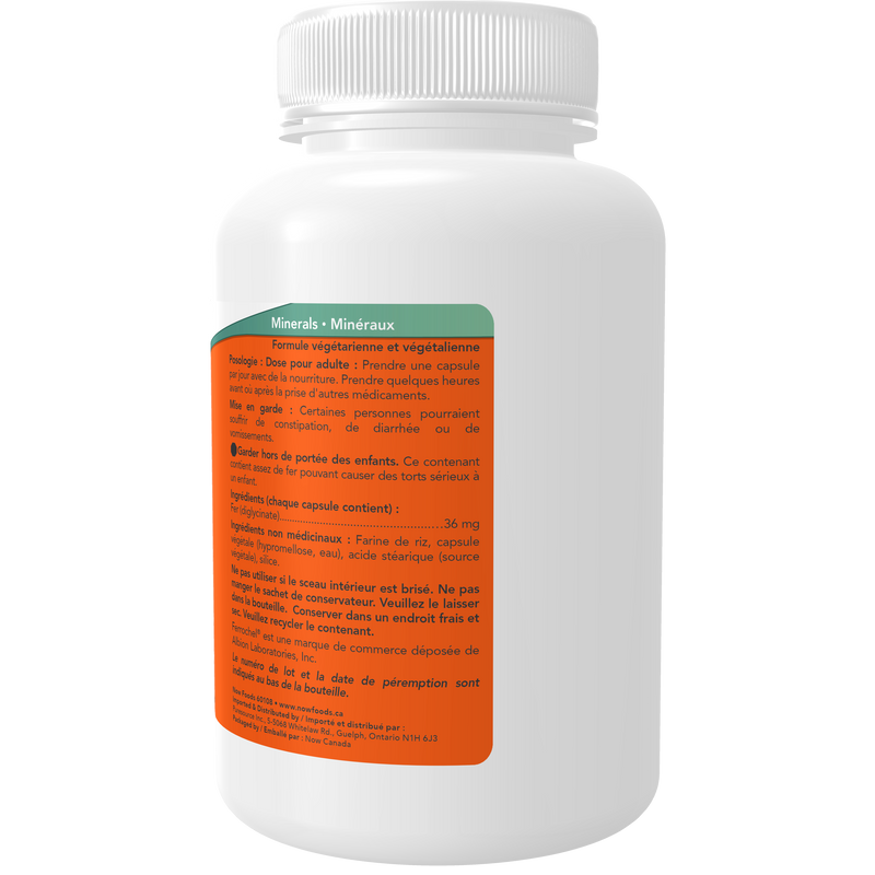 NOW Iron Bisglycinate 36mg