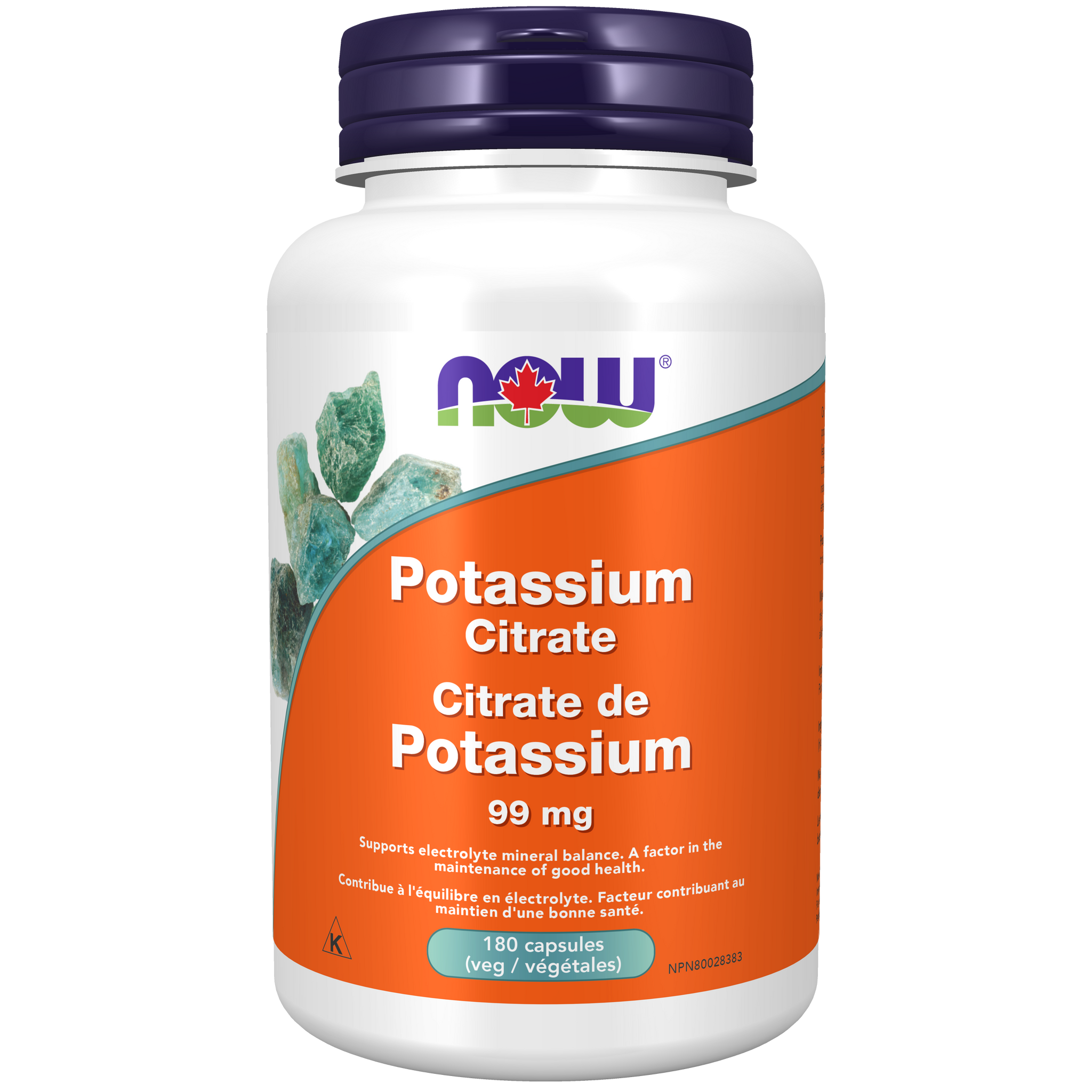 NOW Potassium Citrate 99mg
