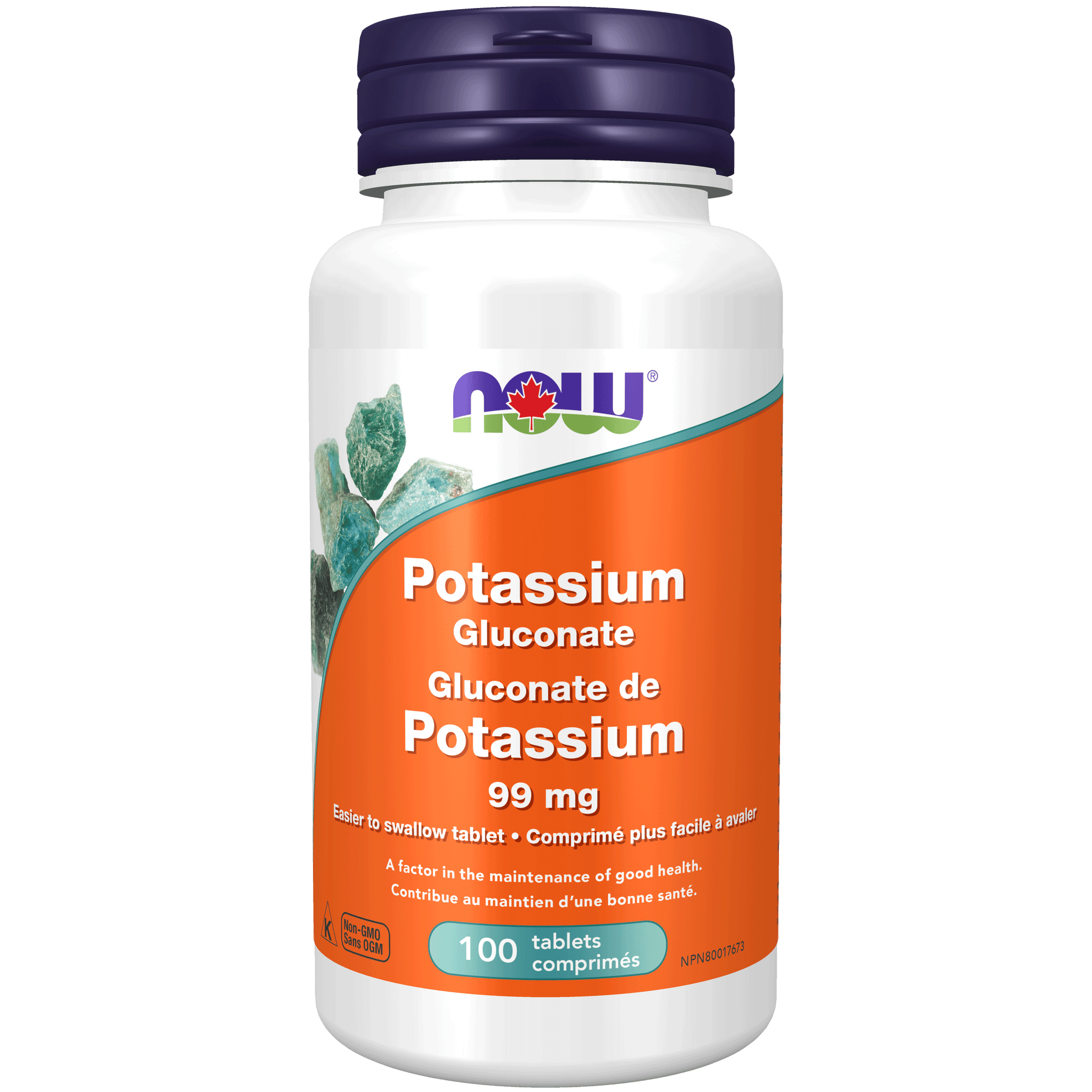 NOW Gluconate de Potassium 99mg