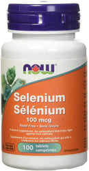 NOW Selenium 100 mcg (yeastfree) - 100 capsules - Minerals