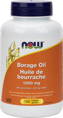 NOW Borage Oil 1000mg - 120 Softgels - Supplements