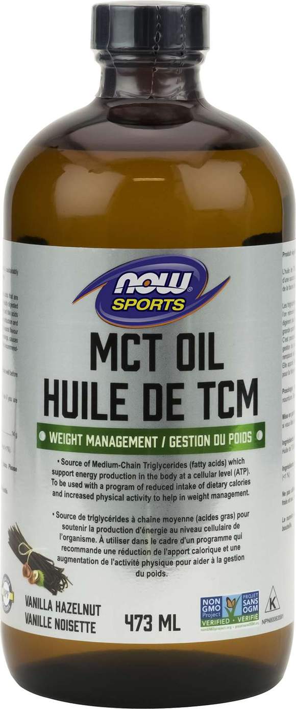 MCT Oil 99+ % pure 473ml / Vanilla Hazelnut
