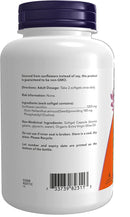 NOW Sunflower Lecithin 1200mg Non-GMO - 100gel - Liver Support