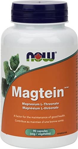 NOW Magtein Magnesium L-Threonate, 90 Veggie Caps, SNS Health, Magnesium