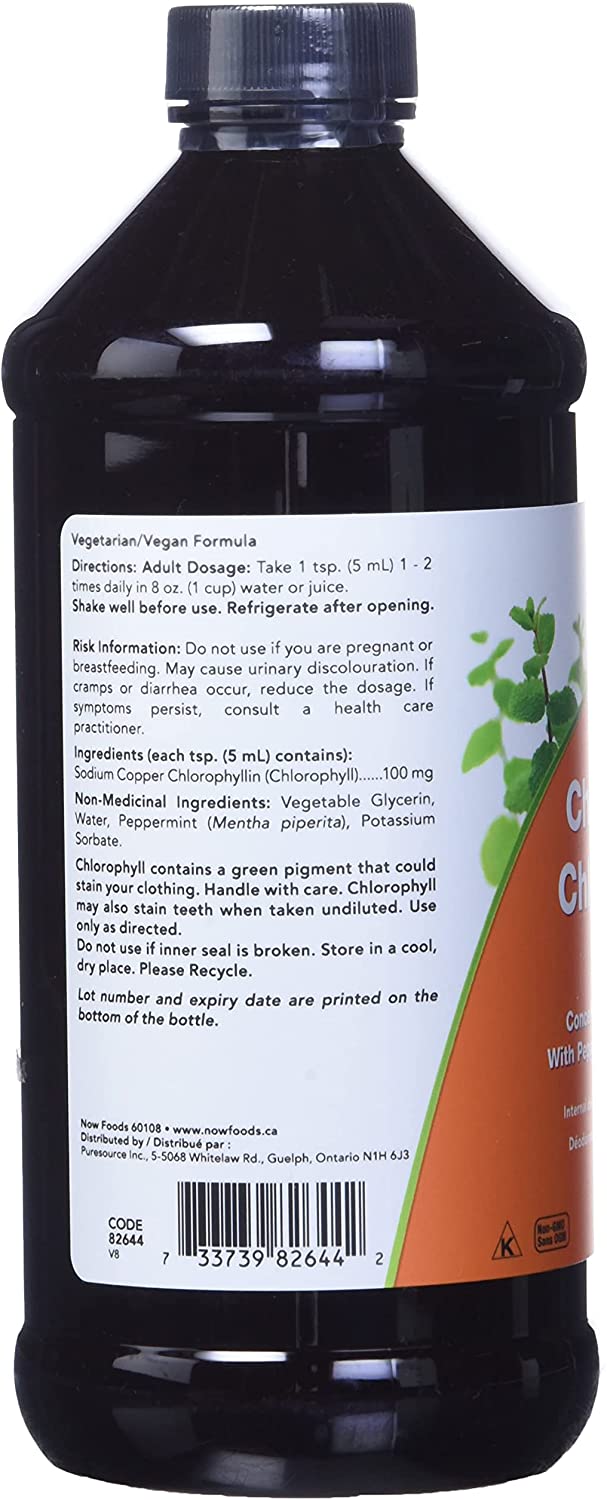 Chlorophyll Liquid + Mint 473mL