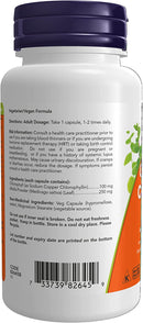 NOW Chlorophyll with Alfalfa Powder - 90 vegetarian capsules - Greens