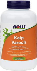 NOW Kelp 325mcg Iodine - 250 vegetarian capsules - - Herbals