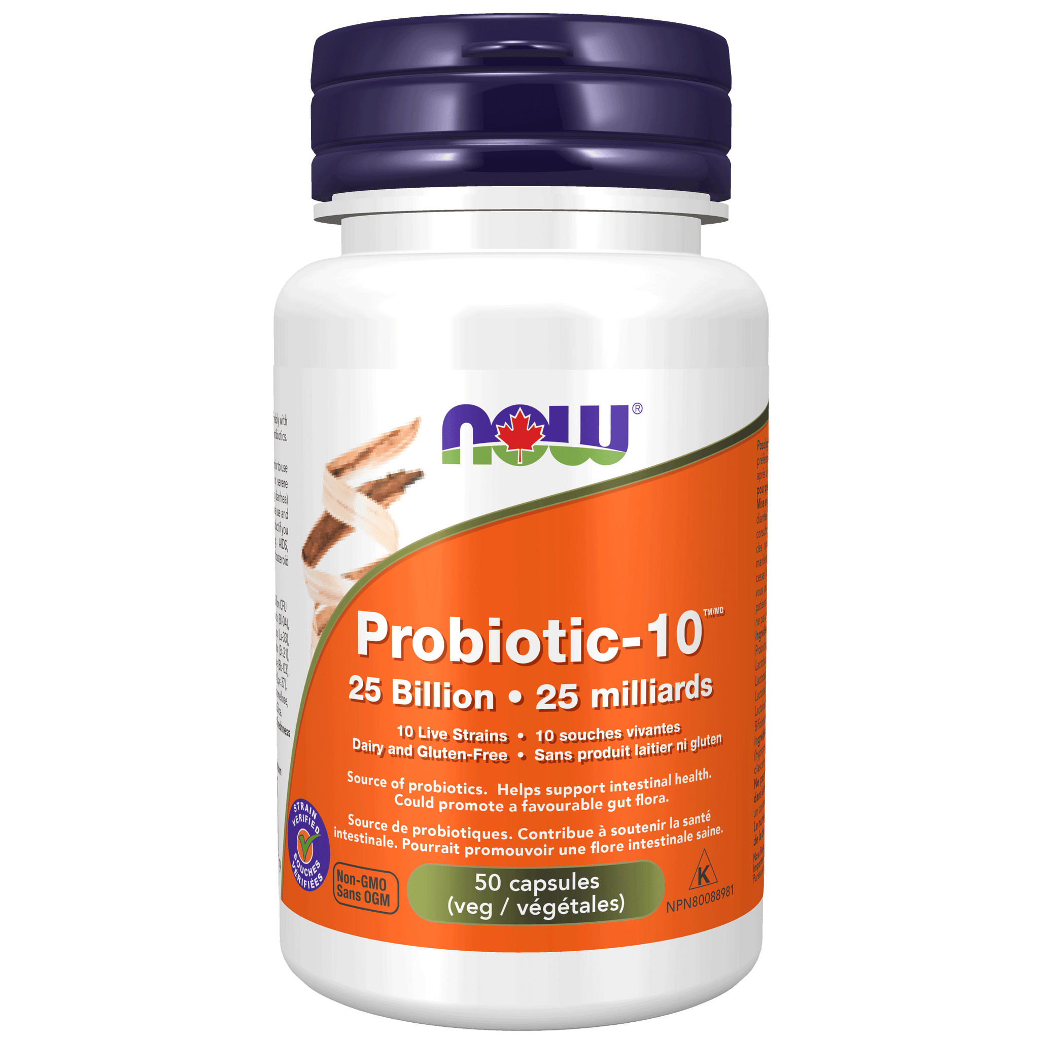 NOW Probiotic-10™ 25 milliards (10 souches)