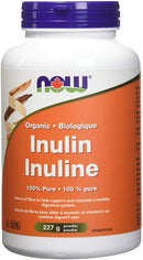 NOW Organic Inulin 100% Pure Powder - 227g - Digestive Health