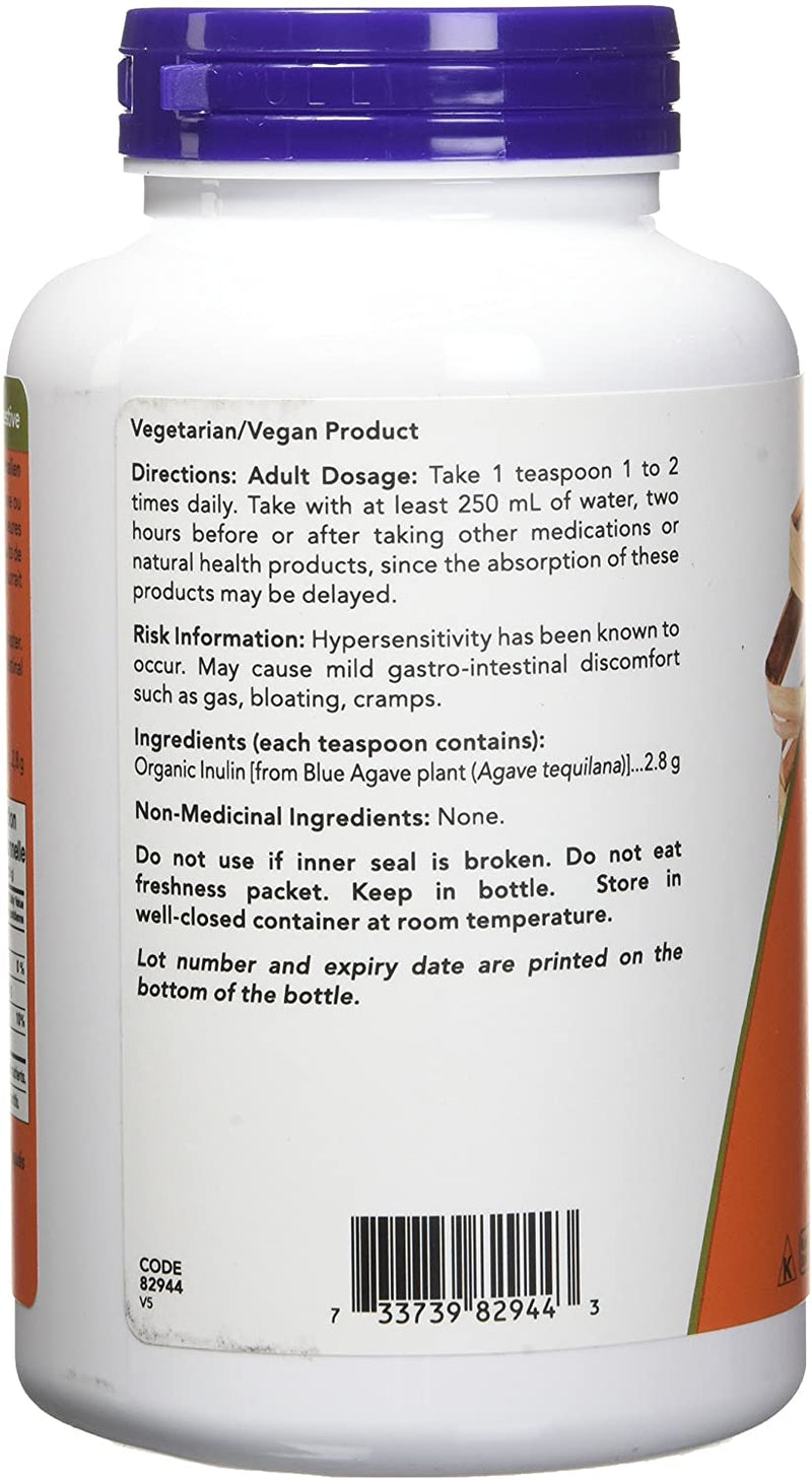 Organic Inulin 100% Pure Powder 227g