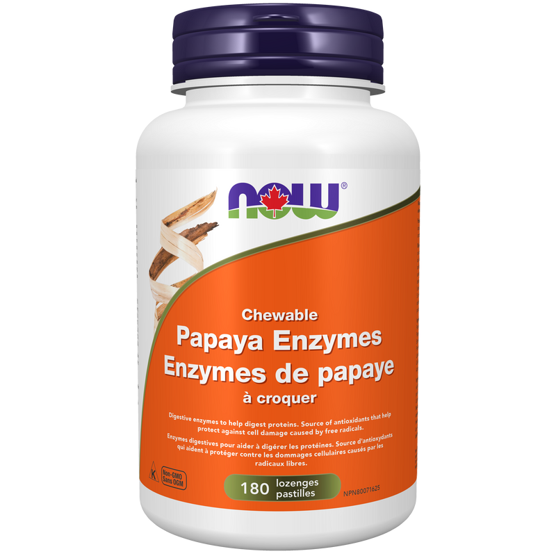 NOW Papaya Enzyme Chewable