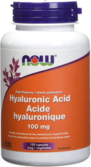 NOW Hyaluronic Acid Double Strength 100mg - 120 capsules - Supplements