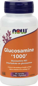 NOW Glucosamine HCL 1000mg - 60 vegetarian capsules - Supplements