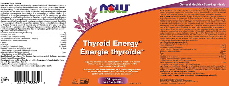 Thyroid Energy Formula 180 Caps