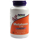 NOW Melatonin 5mg - 180 capsules - - Melatonin