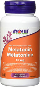 NOW Melatonin Extra Strength 10mg - 100 capsules - Melatonin