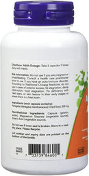 NOW Astragalus 500mg - 100 vegetarian capsules - - Adaptogen