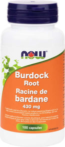 NOW Burdock Root 430mg - 100 capsules - Digestive Health