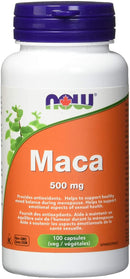NOW Maca 500mg - 100 capsules - Superfoods