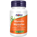 NOW Double Strength Silymarin 300mg w/ Artichoke & Dandelion - 50 vegetarian capsules - - Liver Support