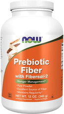 NOW Prebiotic Fiber with Fibersol-2 Hunger Management - 340g November 2025 - Fibre