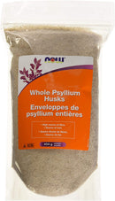 NOW Whole Psyllium Husks - 454g - Digestive Health