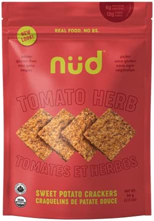 NUD Sweet Potato Crackers Tomato Herb / 66g
