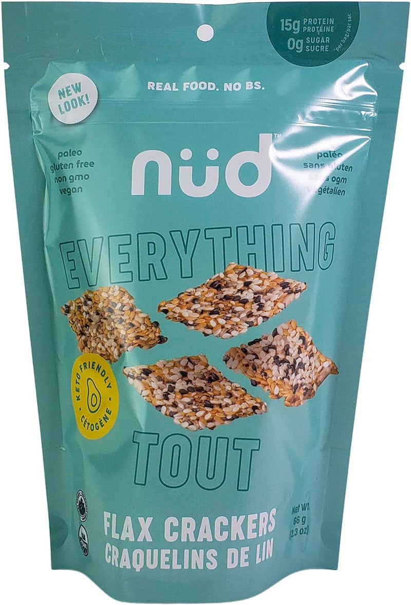 NUD  Flax Crackers Everything / 66g