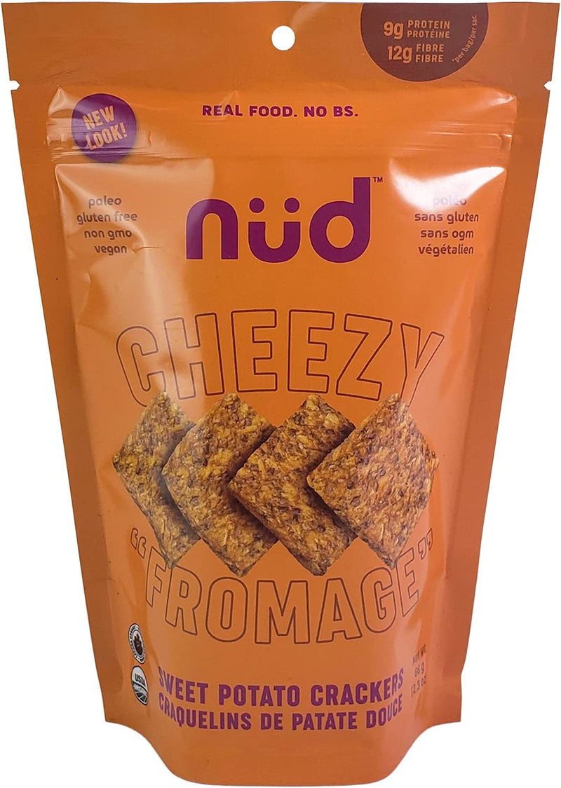 NUD Sweet Potato Crackers Cheezy / 66g