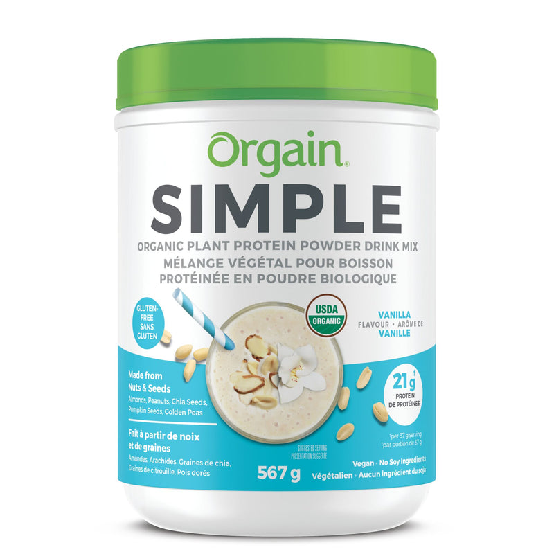Orgain  Simple Organic Plant Protein Powder