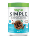 Orgain Simple Organic Plant Protein Powder - Creamy Chocolate 567g - Protein Powder