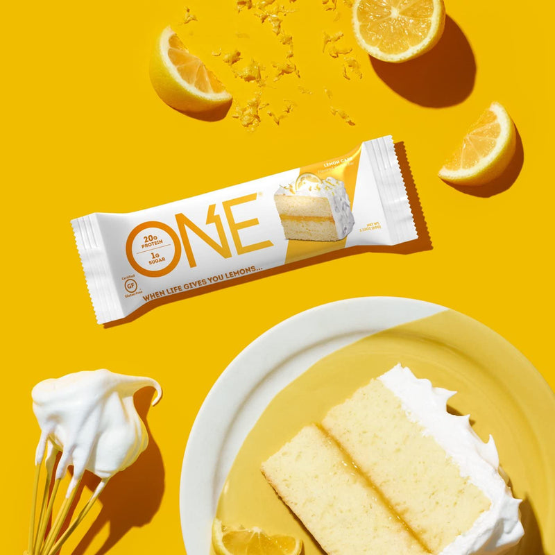 ONE PROTEIN BAR Lemon Cake / 60g, Nutrition Facts, SNS Health, Protein Bars