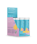 Organika Instant-C Effervescent - RASPBERRY 8 TUBES * 10 TABS - Vitamin C