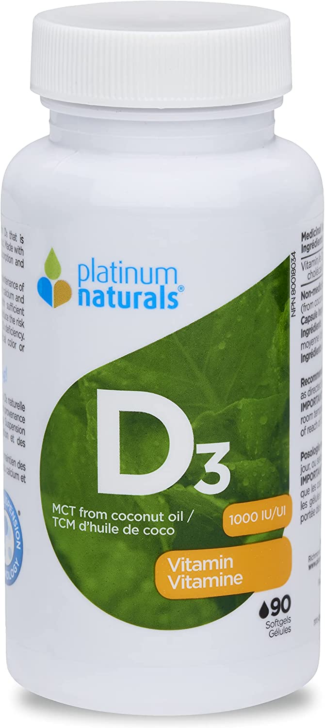 Platinum Naturals  Vitamin D3 90
