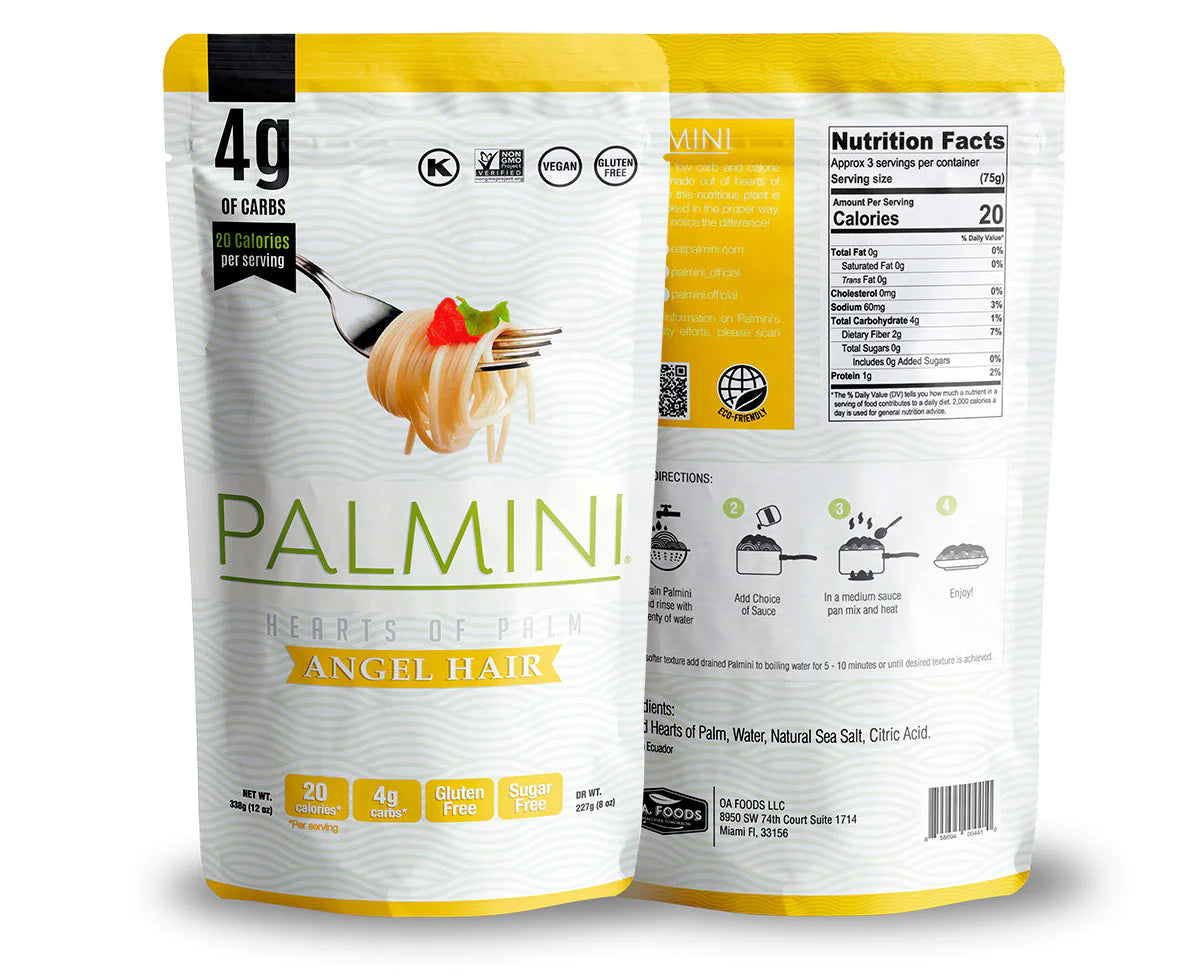 Palmini Heart of Palm Pasta Angel Hair / 338g