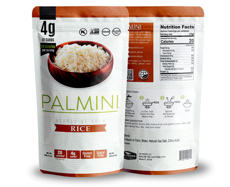 Palmini Heart of Palm Pasta Rice / 338g