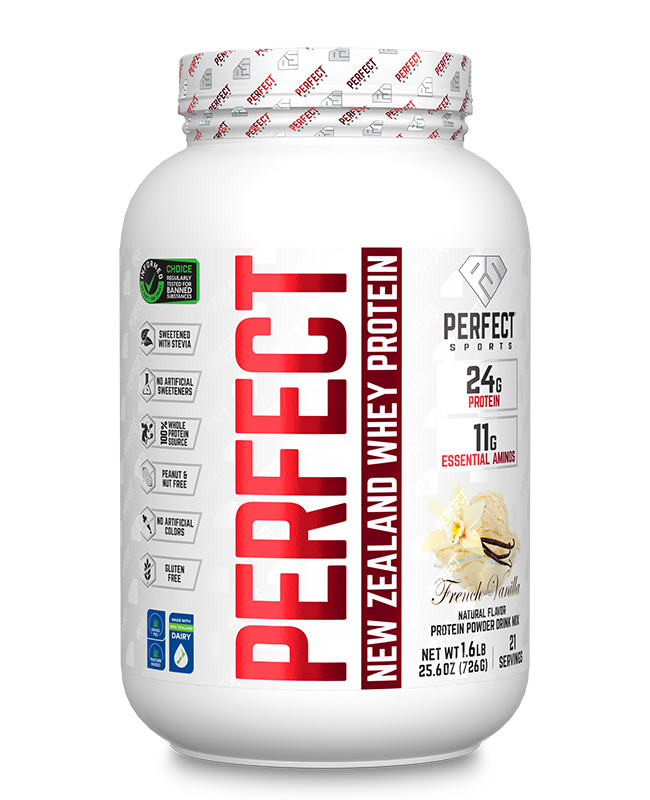 Perfect Sports PERFECT New Zealand Whey Protein 1.6 LB French Vanilla, SNS Health, Protein Powder