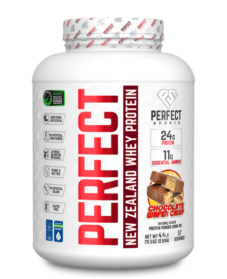 PERFECT New Zealand Whey Protein 4.4 LB Chocolate Wafer Crisp