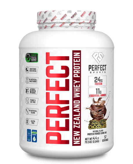 PERFECT New Zealand Whey Protein 4.4 LB Triple Rich Chocolate