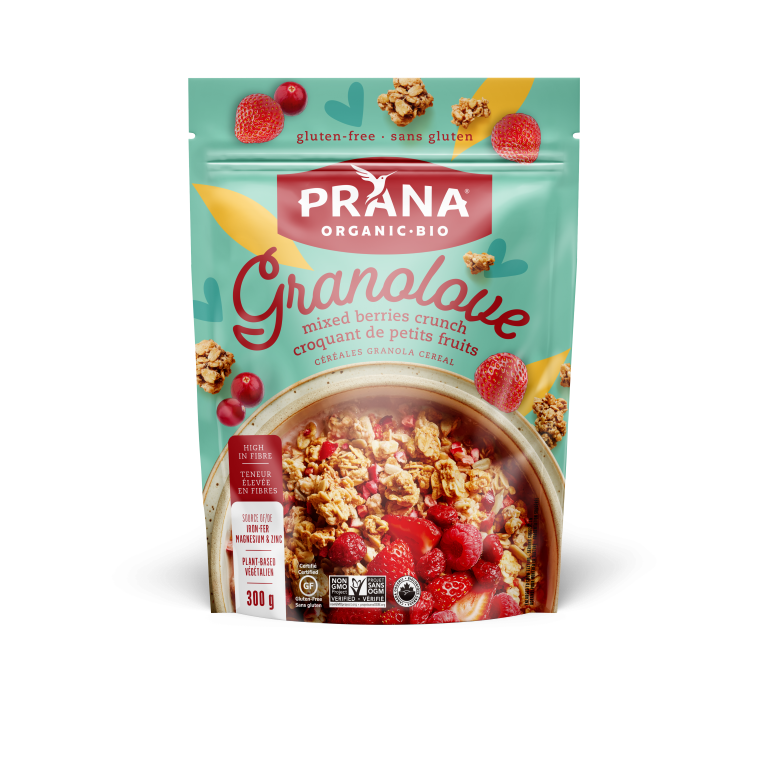 Prana Granolove Granola Cereals 300 g / Mixed Berries Crunch