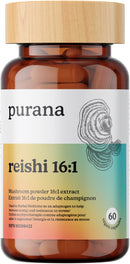 Purana Reishi 16:1 - 60ct - Adaptogen