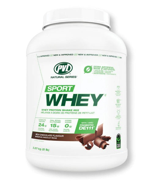 PVL Sport Whey - Rich Chocolate 2.27kg - Protein Powder