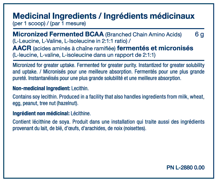 Pure Vita Labs 100% Pure BCAA™ Unflavoured / 315g