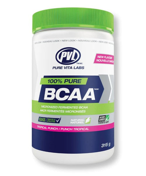 Pure Vita Labs 100% Pure BCAA™ Tropical Punch / 315g