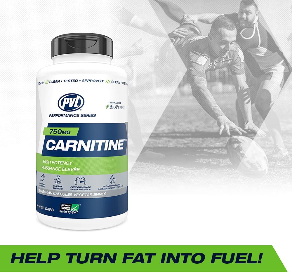 PVL 750mg Cartinine - 90 vegetarian capsules - - Amino Acids