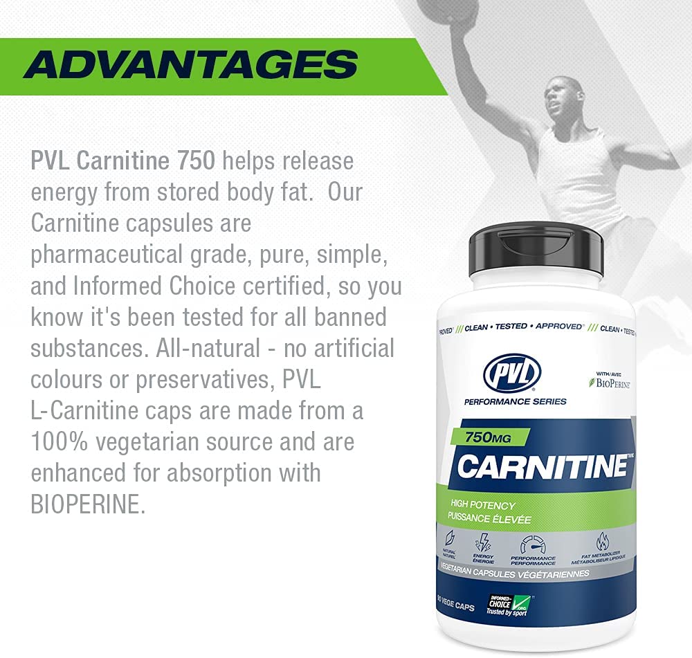 Pure Vita Labs 750mg Cartinine™ 90 vcaps